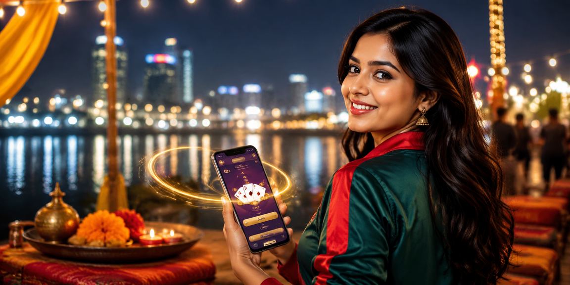 A player enjoying 7up cricket betting in Dhaka during Pohela Boishakh