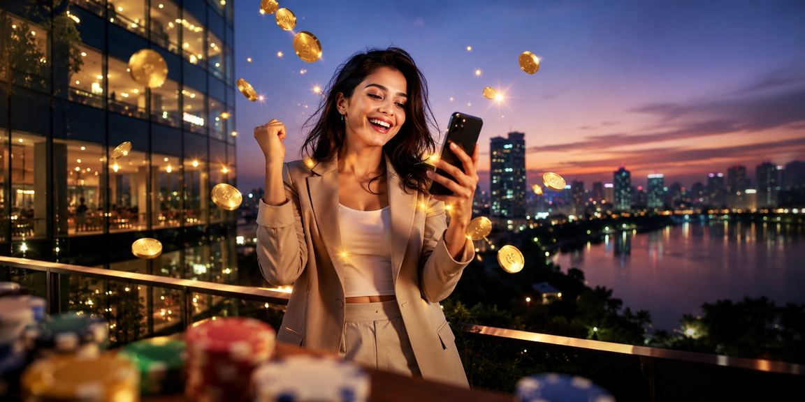 Bangladeshi model celebrating lottery winnings in Dhaka